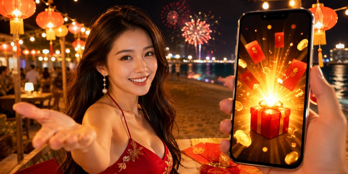 Không khí chợ đêm Vũng Tàu rực rỡ và phần thưởng phong bao đỏ dành cho người chơi VIP